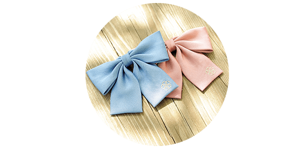 清秀中学校の制服:リボン